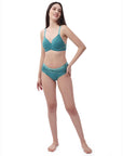 High Rise Full Coverage Panty with Mesh Detailing-(PACK OF 2)