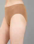 High Rise Full Coverage Solid Colour Cotton Stretch Hipster Panty (Pack of 3)