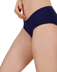 SOIE Woman - High Coverage Mid Rise Solid Cotton Brief Panty Combo (Pack of 2) - Panty -for Women