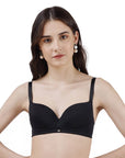 SOIE Woman - Semi/ Medium Coverage Padded Non Wired T-shirt Bra - Bra -for Women