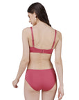 Lightly Padded Push-Up Seamless T-Shirt Bra