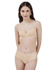 Lightly Padded Push-Up Seamless T-Shirt Bra