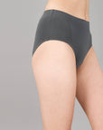 SOIE Woman - High Waist Full Coverage Solid Stretch Cotton Briefs (Pack of 3) - Panty -for Women