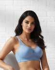 Full Coverage Padded Non Wired Bra With Lace Detailing