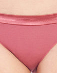 SOIE Woman - Low Rise Cotton Spandex Bikini (Assorted Pack of 3) - Panty -for Women