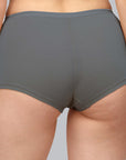 High Rise Full Coverage Cotton Spandex Boyshorts (Pack of 2)