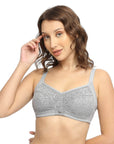 SOIE Woman - Full Coverage Non Padded Non Wired Lacy Bra - -for Women