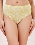 SOIE Woman - High Rise Full Coverage Printed Stretch Cotton Hipster Panty (Pack of 3) - Panty -for Women