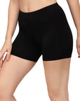 SOIE Woman - Solid Polyamide Spandex Mid Thigh Length Cycling Shorts - Cycling Shorts -for Women