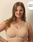 SOIE Woman - Front Closure Full Coverage Non Padded Non Wired Bra - Bra -for Women