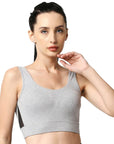 SOIE Woman - Medium Impact Non Padded Non Wired Long Line Sports Bra - Sports Bra -for Women