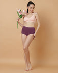 High Rise Full Coverage Cotton Spandex Boyshorts (Pack of 2)