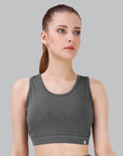 SOIE Woman - Medium Impact Quick Dry Racerback Athleisure Sports Bra - Bra -for Women