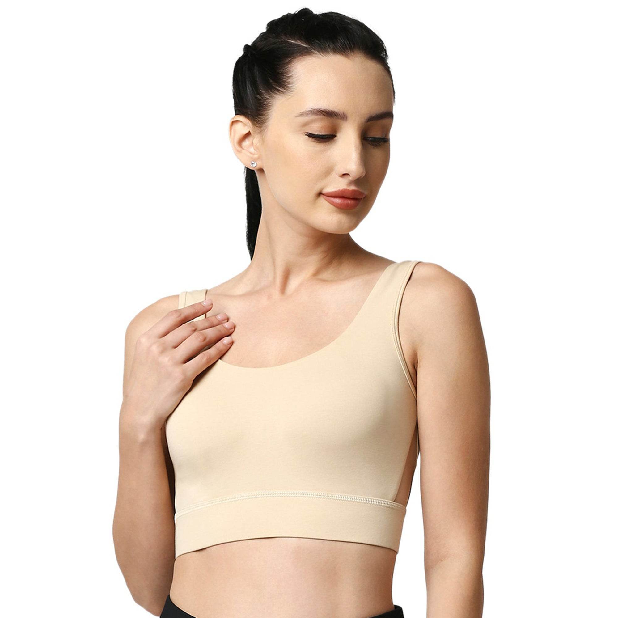 Medium Impact Non Padded Non Wired Long Line Sports Bra
