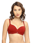 SOIE Woman - Medium Coverage Padded Wired Lace Bra - -for Women