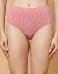 Tummy-Smoothing Printed High Waist Cotton Briefs – Pack of 3