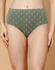 Tummy-Smoothing Printed High Waist Cotton Briefs – Pack of 3