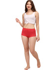 SOIE Woman - High Rise Full Coverage Cotton Spandex Boyshorts (Pack of 2) - Panty -for Women