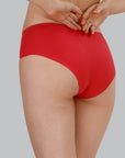 SOIE Woman - Mid Rise High Coverage Solid Colour Cotton Stretch Brief Panty (Assorted Pack of 3) - Panty -for Women