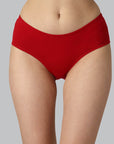 SOIE Woman - Mid Rise High Coverage Solid Colour Cotton Stretch Brief Panty (Assorted Pack of 3) - Panty -for Women