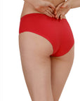 SOIE Woman - High Coverage Mid Rise Solid Cotton Brief Panty Combo (Pack of 2) - Panty -for Women