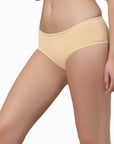 SOIE Woman - High Coverage Mid Rise Solid Cotton Brief Panty Combo (Pack of 2) - Panty -for Women