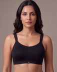 Full Coverage Padded Non-Wired High Impact Cotton Sports Bra