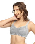 SOIE Woman - Full Coverage Non Padded Non Wired Lacy Bra - -for Women