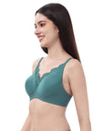 SOIE Woman - Medium Coverage Non Padded Non Wired Lace Bra - Lacy Bra -for Women