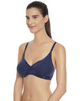 SOIE Woman - Medium Coverage Non Padded Non wired Cross Over Seamless Organic Cotton Bra - Bra -for Women