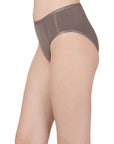 SOIE Woman - High Waist Full Coverage Mesh Panelled Brief - Panty -for Women