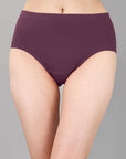 High Waist Full Coverage Solid Cotton Briefs (Pack of 3)