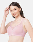 SOIE Woman - Full Coverage Padded Non Wired Lace Detail Cami Bra - -for Women