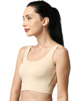 SOIE Woman - Medium Impact Non Padded Non Wired Long Line Sports Bra - Sports Bra -for Women