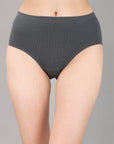 High Waist Full Coverage Solid Cotton Briefs (Pack of 3)