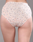SOIE Woman - High Waist Full Coverage Printed Stretch Cotton Briefs (Pack of 3) - Panty -for Women