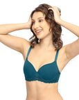 SOIE Woman - Medium Coverage Padded Wired Lace Bra - -for Women