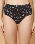 Tummy-Smoothing Printed High Waist Cotton Briefs – Pack of 3