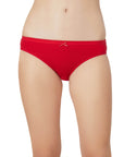 SOIE Woman - Mid Rise Medium Coverage Solid Colour Cotton Stretch Brief Panty (Pack of 3) - Panty -for Women