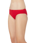 SOIE Woman - Mid Rise Medium Coverage Solid Colour Cotton Stretch Brief Panty (Pack of 3) - Panty -for Women