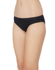 SOIE Woman - Mid Rise Medium Coverage Solid Colour Cotton Stretch Brief Panty (Pack of 3) - Panty -for Women