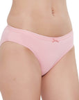 SOIE Woman - Mid Rise Medium Coverage Solid Colour Cotton Stretch Brief Panty (Pack of 3) - Panty -for Women