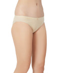 SOIE Woman - Mid Rise Medium Coverage Solid Colour Cotton Stretch Brief Panty (Pack of 3) - Panty -for Women