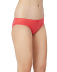 SOIE Woman - Mid Rise Medium Coverage Solid Colour Cotton Stretch Brief Panty (Pack of 3) - Panty -for Women
