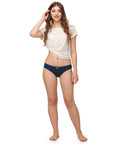 SOIE Woman - Mid Rise Medium Coverage Solid and Printed Cotton Stretch Brief Panty (Assorted Pack of 3) - Panty -for Women