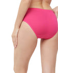 SOIE Woman - High Rise Full Coverage Solid Colour Cotton Stretch Hipster Panty (Pack of 3) - Panty -for Women