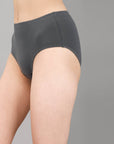 SOIE Woman - High Waist Full Coverage Solid Cotton Briefs (Assorted Pack of 3) - Panty -for Women