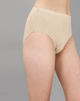SOIE Woman - High Waist Full Coverage Solid Stretch Cotton Briefs (Pack of 3) - Panty -for Women