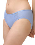 SOIE Woman - Mid Rise Full Coverage Lace Brief - Panty -for Women