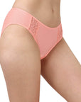 SOIE Woman - Mid Rise Full Coverage Lace Brief - Panty -for Women